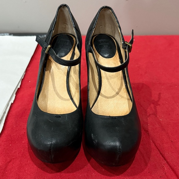 Frye Black Mary Jane Heels - Picture 2 of 5